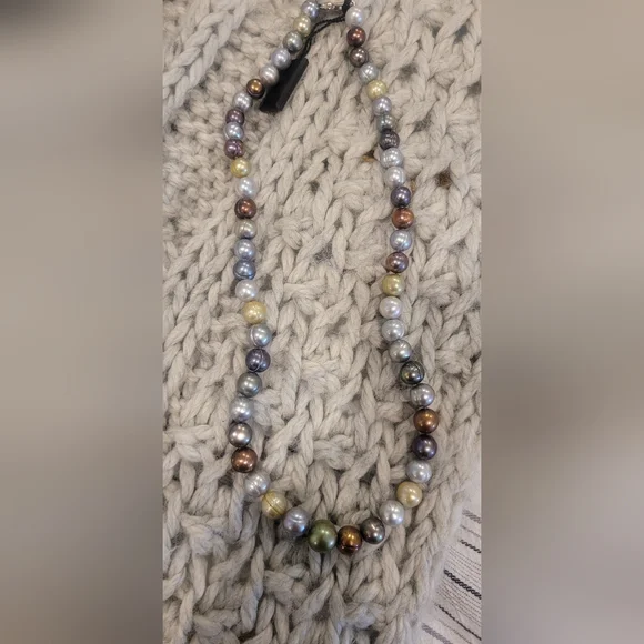 New Honora Multicolor Pearl Necklace 19" Inches - Picture 9 of 12
